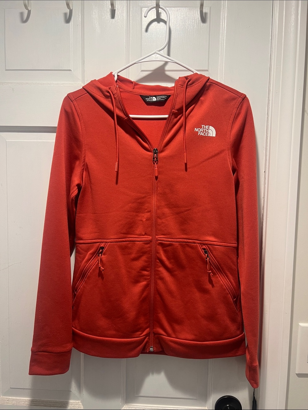 The North Face Women’s Red Full-Zip Hooded Jacket